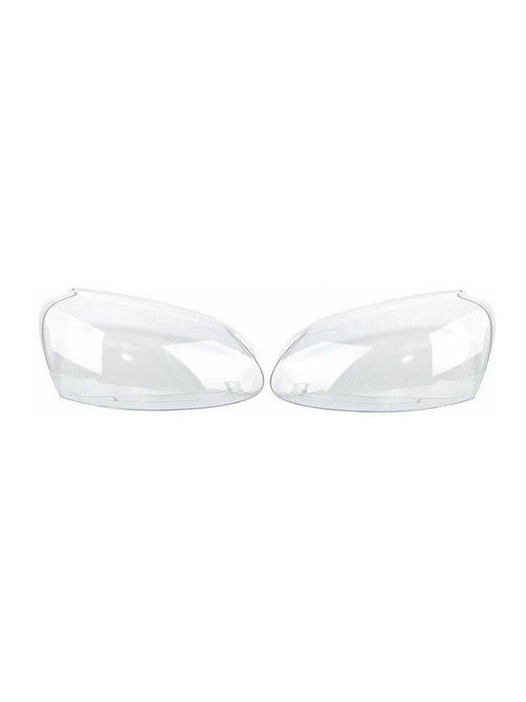 2PCS Front Headlight Lens Headlamp Clear Cover 1K6941005S For VW MK5 2005-2009