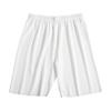 Mid-rise Elastic Waistband Pajama Shorts Ribbed Colorfast Breathable Wide Leg Men Ice Silk Pajama Pants Homewear