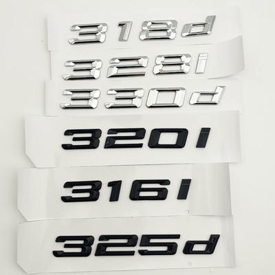 3D ABS черный 320i 316i 318i 330i 335i 340i 316d 318d 330d 320d эмблема буквы наклейка для E46 E90 F30 автомобильные аксессуары