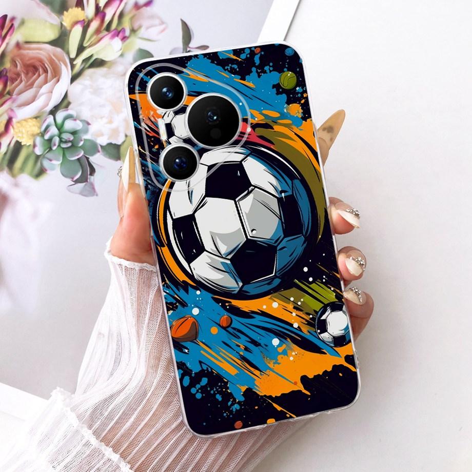 Для Huawei Pura 70 70Pro 70 Ultra Pura 80 pro Pro+ Чехол для телефона Прозрачный Мягкий ТПУ Бампер Чехол Крутой Мультяшный Бабочка Цветок Funda