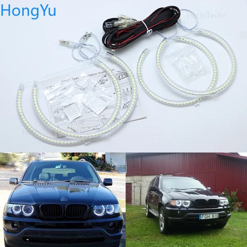 Smd Led Angel Eyes Kit Excellent Ultra Bright Illumination DRL Daytime Running Lights for BMW E53 X5 2000 2001 2002 2003