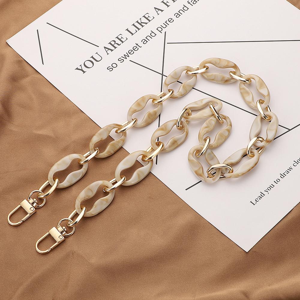 1 шт., новые 40/60 см акриловые цепочки для сумок, ремешок для сумки на плечо, сделай сам, кошелек, цепочки из смолы, ручки, детали ремня, аксессуары для сумок