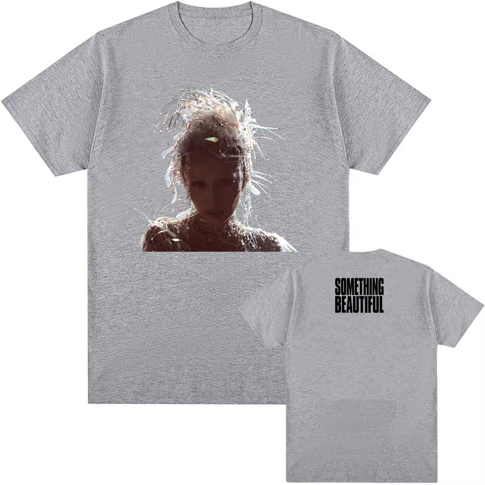2025 Something Beautiful Album 2025 New Tshirts Miley Cyrus Singer Graphic Tshirt Cotton Round Neck Women Unisex T Shirt Streetwea