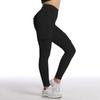 Женские модные однотонные штаны для йоги с высокой талией, узкие спортивные штаны для фитнеса