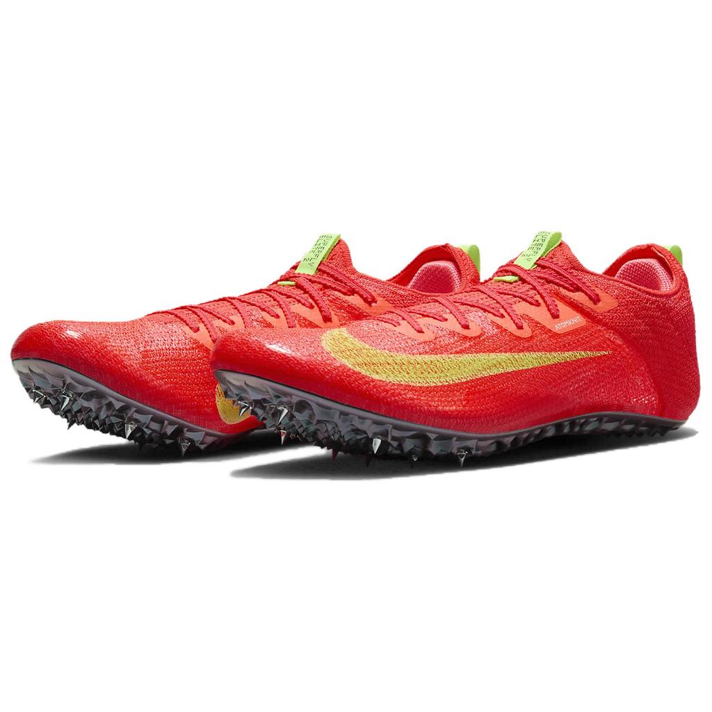 Nike Кроссовки Zoom Superfly Elite 2 Bright Crimson Lime Blast Unisex, красные мятно-пенистые, выцветшие-коралловые FZ9662-600