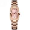 Watch Simple Stylish Square Golden Arm Watch Watch Ladies Waterproof Casual Business Brand Cute Stainless Steel Small Square Luxury Present Rose Gold