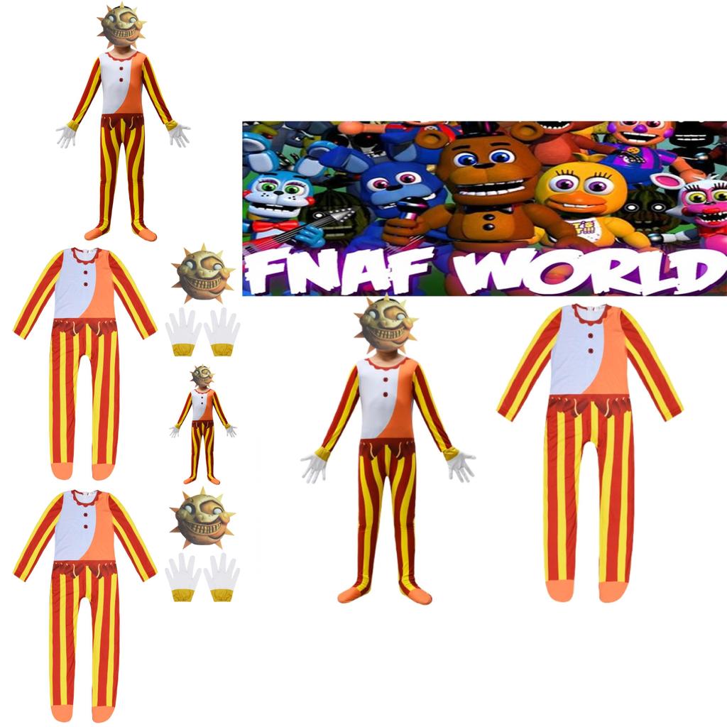 Костюм Сандроп Fnaf Боди Комбинезон Хэллоуин Детский Косплей Подарочный Набор