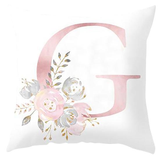 Английский алфавит с цветочным принтом наволочка на пояс наволочка для свадебной кровати