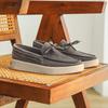 Модные мужские повседневные туфли из замшевой кожи, дышащие слипоны, лоферы для отдыха на открытом воздухе, новые удобные мокасины, летние дизайнерские мужские лоферы