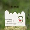Resin Cartoon Dog Fence Ornament For Terrarium And Miniature Garden Setup