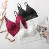 Women's Lingerie Underwear Bra Lace Bra Top Women's Summer Lace See-through Padded Bra Without Steel Ring