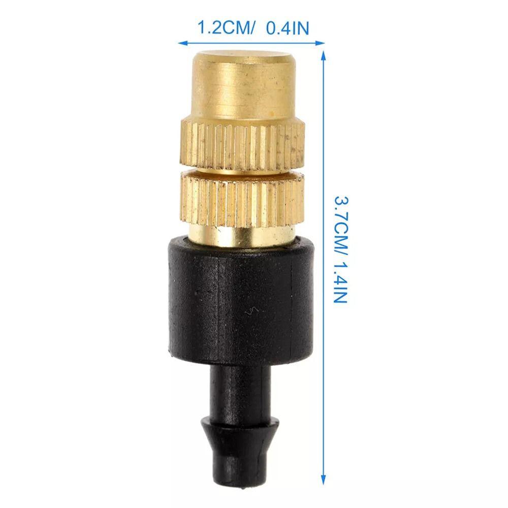 10Pcs Atomizing Nozzle Misting Nozzle Garden Micro Sprinkler  for 4/7mm Hose Garden Lawn Greenhouse