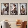 Figure Sexy Women Beach Oil Painting Print On The Canvas Abstract Boho Portrait Posters Room Wall Art Pictures For Home Decor