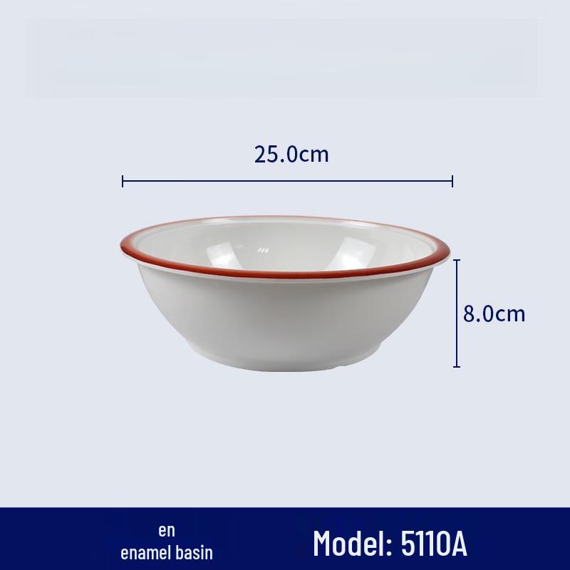 Vintage Chinese Melamine Deep Plate