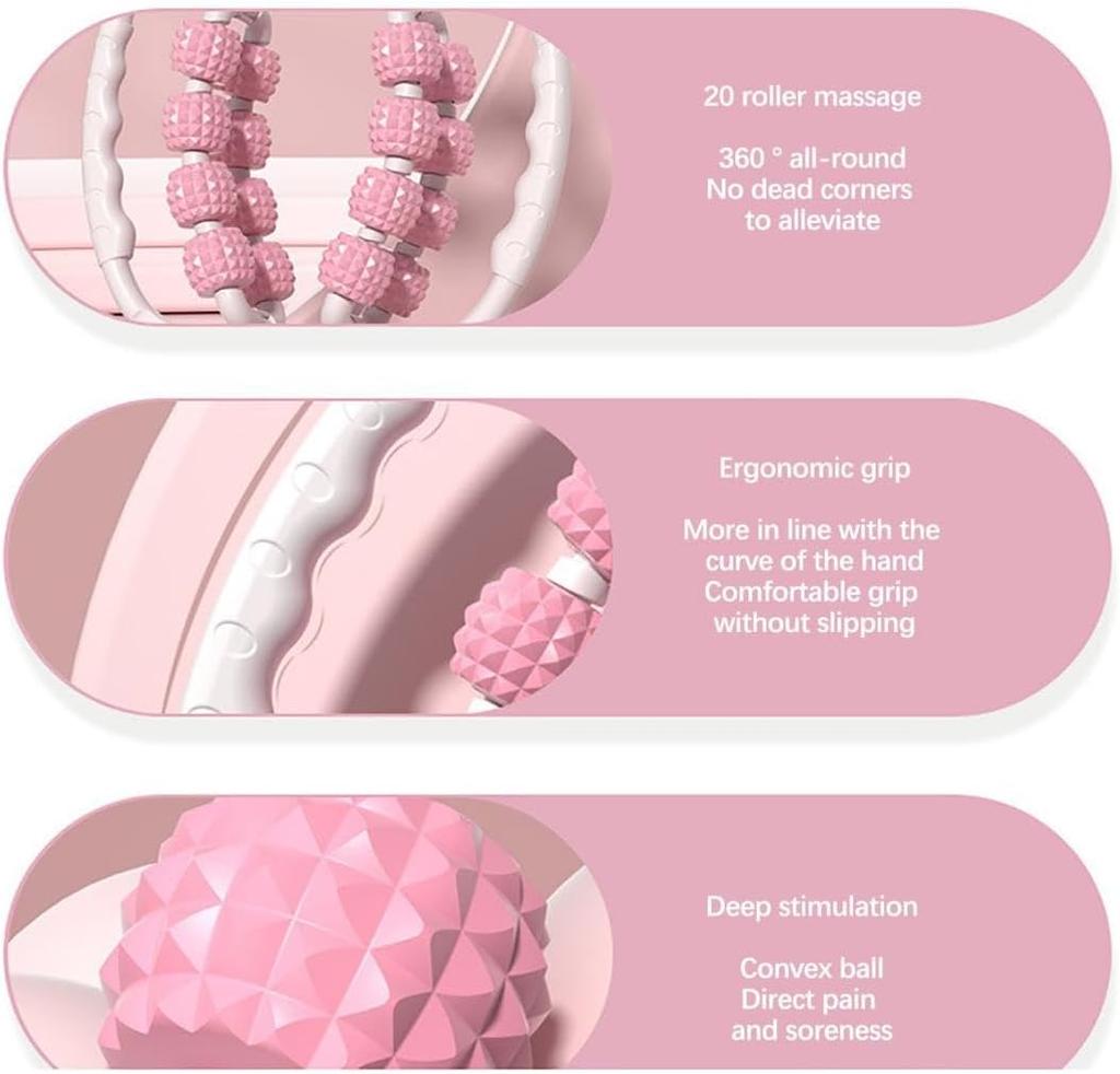 Массажный ролик Ролик Целлюлитный ролик Миорелаксант Круглые зажимы для ног Массаж ног