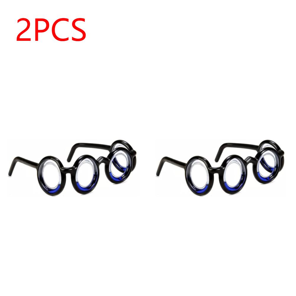 5-1PCS Anti-Nausea Eyewear Without Lens Multipurpose Motion Sickness Glasses Detachable Foldable for Old Adults Children