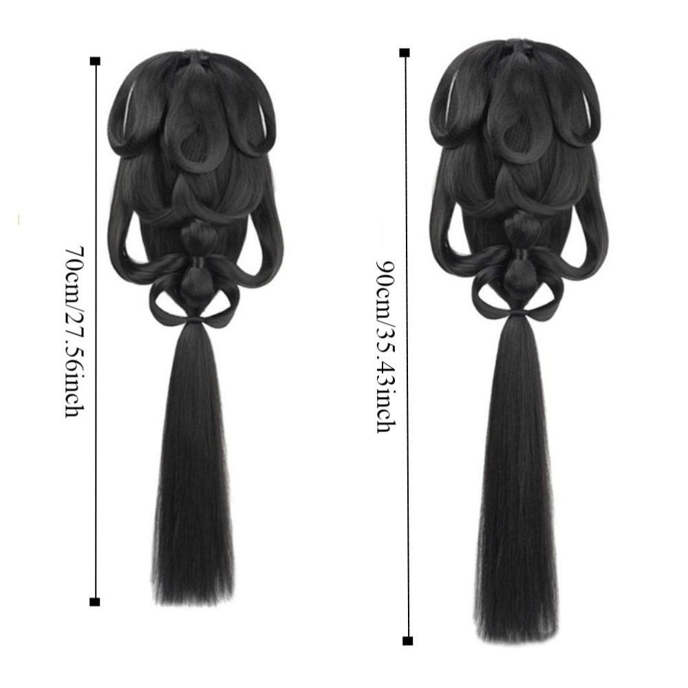 Long Straight Women Hanfu Wigs Lazy Costume Wig Hanfu Wig Headband Princess Cosplay