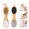 1/2 шт. Набор 4-в-1: Пилка для ног, удалитель мозолей, пемза, эксфолиатор для мертвой кожи с кисточкой для кутикулы и ногтей, инструмент для ухода за ногами