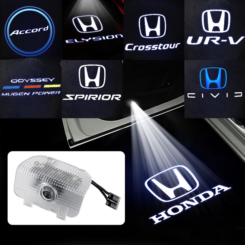 2 шт. HD Проектор на дверь автомобиля Автоаксессуары Для Honda New Accord 2014 Odyssey 2002 Elysion 2012 CR-Z 2010 Spirior 2009-2013