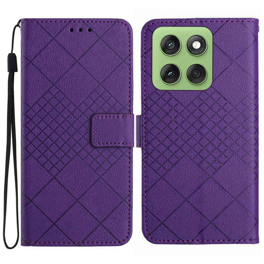 For Motorola Edge 60 5G/60 Fusion 5G Case Wallet Imprint PU Leather Flip Folio Phone Cover