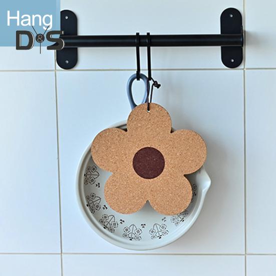 Держатели для горшков в форме цветка, термостойкие с подвесной веревкой, кухонные изоляционные подставки с тонкой текстурой, подставка под горячее для посуды