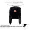 Russian Bomber Cap Outdoor Warm Earmuffs Men and Women Unisex Winter Ski Caps Military Badge Thickened Hats Lei Feng Hat