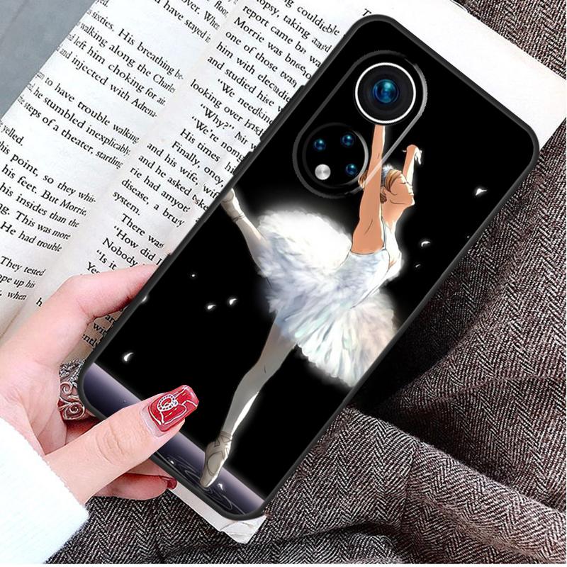 Чехол для танцовщицы балета для Honor Magic 8 6 7 Lite Honor 400 200 Pro 50 70 90 X8c X8b X9a X9c X9b X9d Win Cover