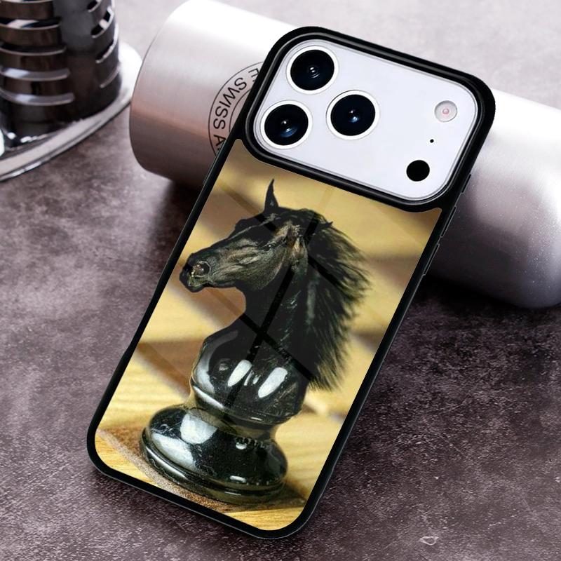 Luxury Chess Phone Case for iPhone 17 16 15 Pro Max Air 14 13 12 11 Plus Shockproof Capa Cover