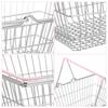Practical Shopping Basket Portable Storage Basket Shopping Storage Container