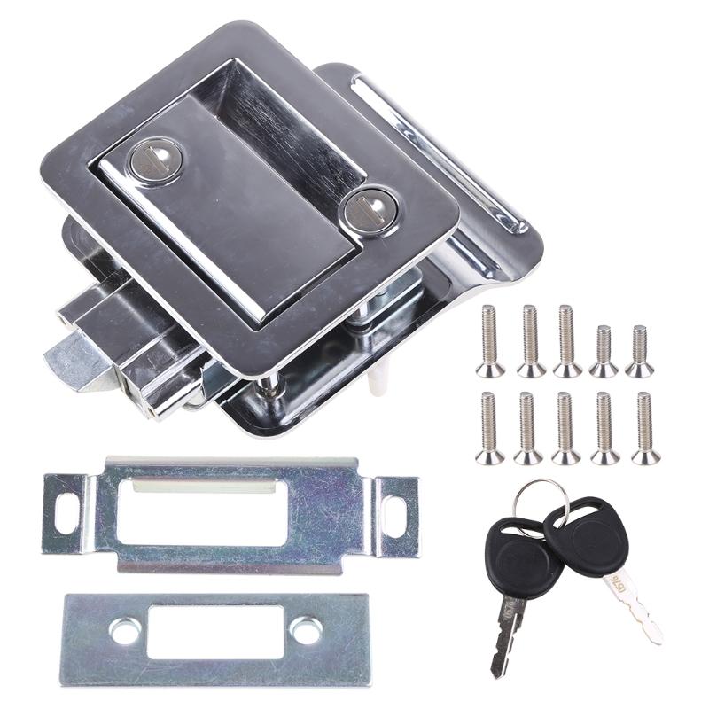 RV Travel Trailer Entry Door Lock for Camper Door for Latch Handle with Keys Secure for Camper Travel Trailer