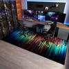 Computer Chair Floor Mat, Gaming Chair Carpet, Soundproof Bedroom Floor Mat, Cyberpunk Gaming Room Game Console Door Mat