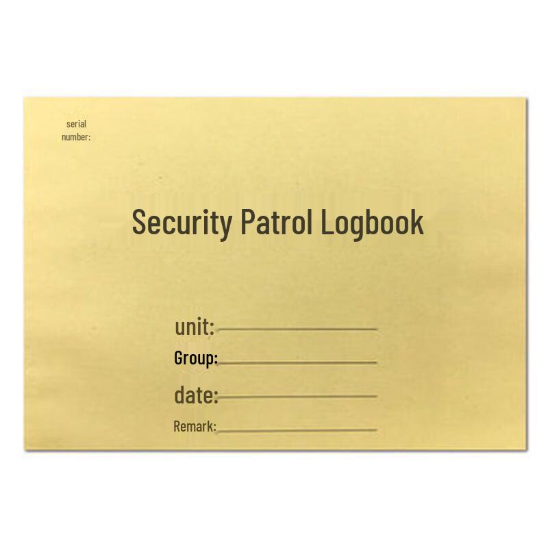 Property Management & Security Logbooks