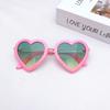 Children'S Love Sunglasses Trendy Boys And Girls Cute Colorful Sunglasses Peach Heart Sunglasses