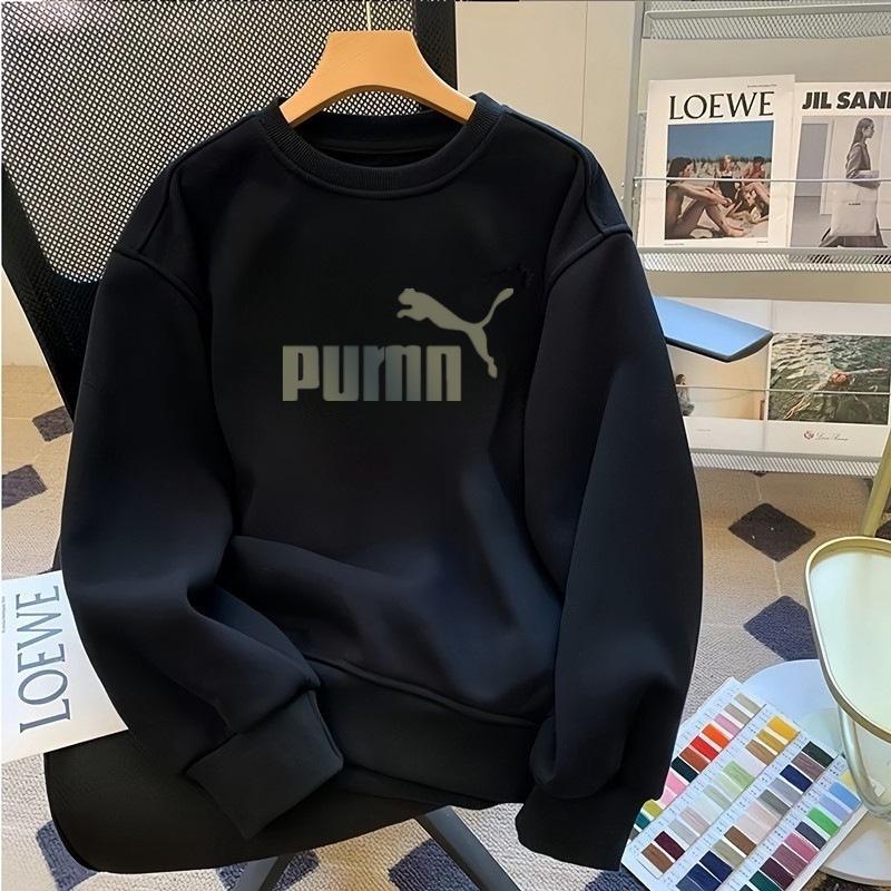 Мужская повседневная толстовка с длинным рукавом: Универсальный топ унисекс Осень/Зима