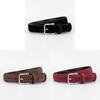 Minimalist Genuine Leather Belt For Business And Casual Wear With Pin Buckle For Men And Women