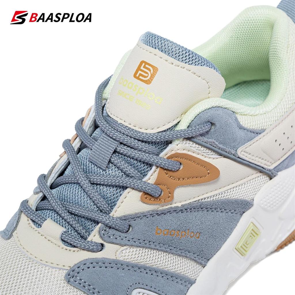 BAASPLOA Women Shoes Mesh Surface Breathable Casual Sports Shoes Light Comfort Non-Slip Outdoor Sports Tennis Shoes Fashion Women Brand Walking Shoes