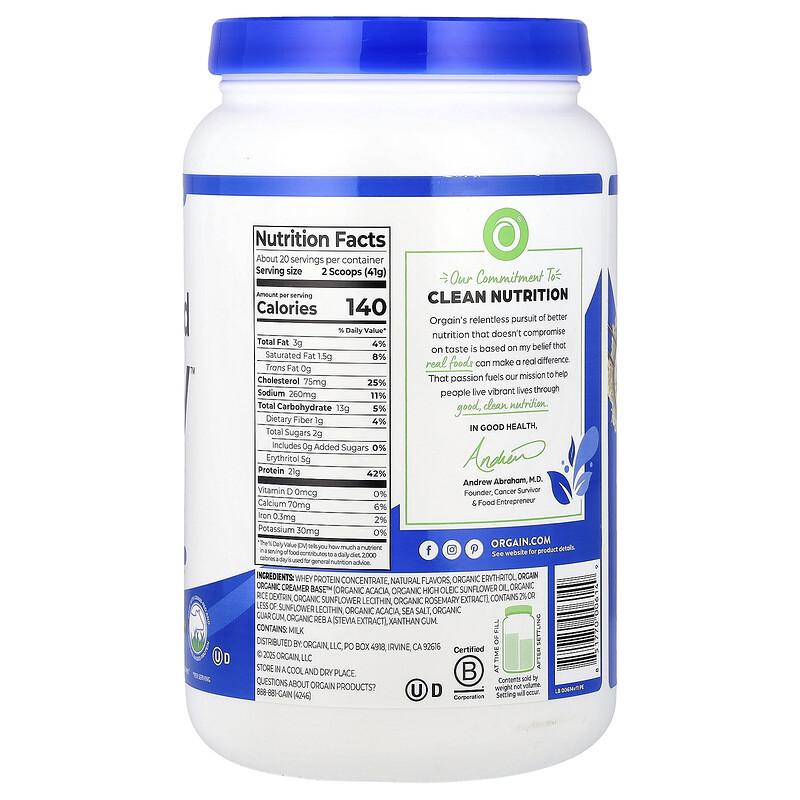 Grass-Fed Whey™ Protein Powder, Vanilla Bean, 1.82 lbs (828 g)