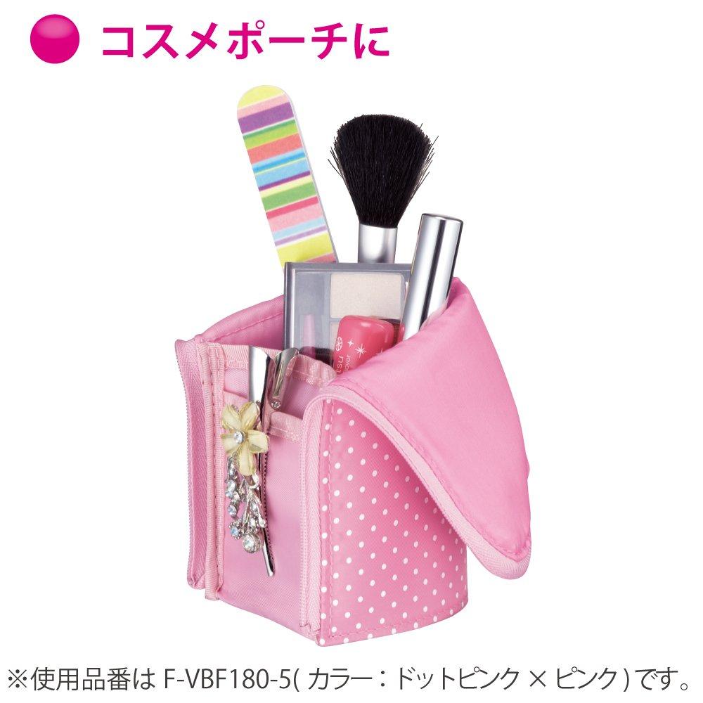 KOKUYO Ручка-карандаш Ручка Точка Розовый x Корпус и Чехол, Чехол, Держатель, Neocritz, Розовый, F-VBF180-5, Размер В195xШ85xГ50мм/Материалы/Внешний Внутренний Полиэстер,