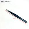 9pcs/set Anti-static ESD Stainless Steel Tweezers Maintenance Tools Industrial Precision Curved Straight Tweezers Repair