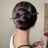 Chinese Bamboo Shaped Traditional Classical Culture Women's Bamboo Knot Hair Clip Fork Hair Clip Retro Wood Decoration