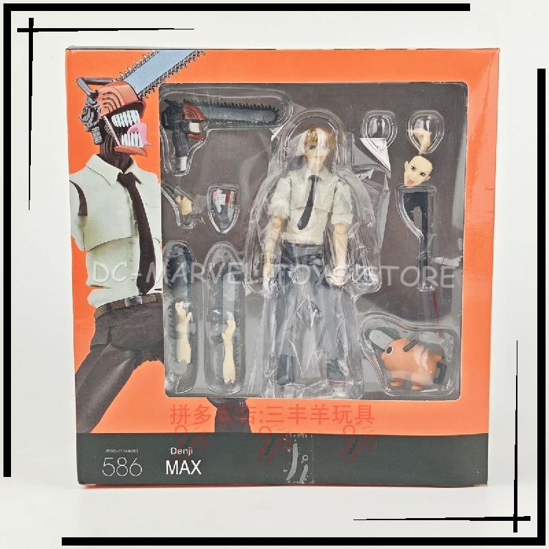 Figma 586 Человек-бензопила Аниме Фигурки Действия SHF Дендзи Человек-катана Фигурка Действия Аниме Фигурки Действия Игрушки