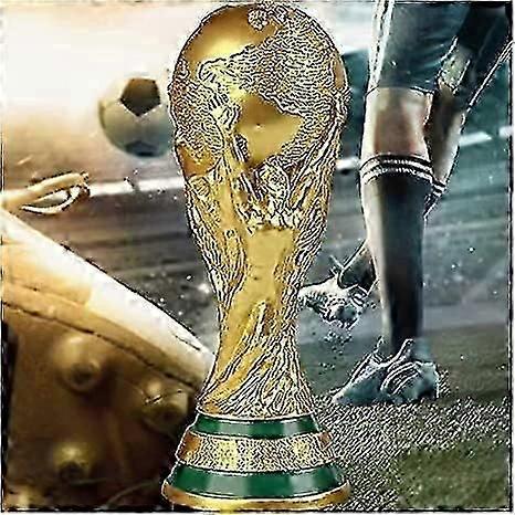 Official World Cup Trophy Replica - 27/36cm Resin Football Trophy for Fans and Collectors