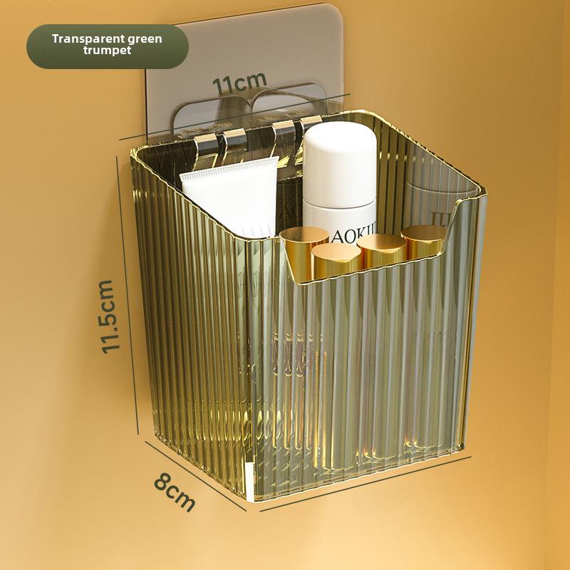 Настенный зеркальный шкаф для ванной комнаты с полками для косметики и средств по уходу за кожей