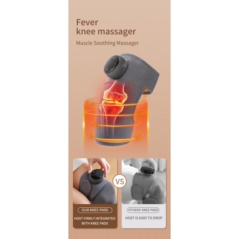 Новые согревающие массажные наколенники для суставов, согревающие компрессы, согревающие массажные накладки на плечи, колени, локти, беспроводной массаж, портативное согревающее устройство