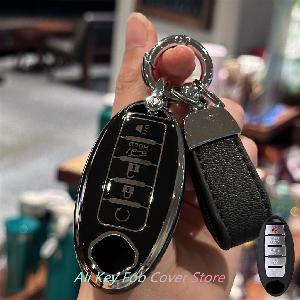 Чехол для брелока Брелок-шнурок для Nissan Altima Maxima Murano Rogue Sentra 370z Pathfinder Smart Control Защита ключа