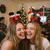 Shiny Christmas Hat Hair Hoop Elk Legs Deer Antler Hairband Christmas Headband  Family Matching
