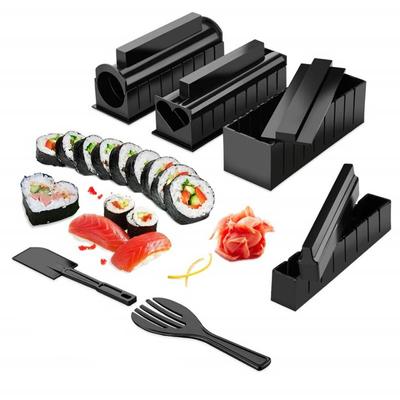 10 шт./компл., набор для приготовления суши, ролл, сушильная машина, форма для рисовых роллов, инструменты для суши, японские инструменты для приготовления суши, кухонные инструменты «сделай сам»