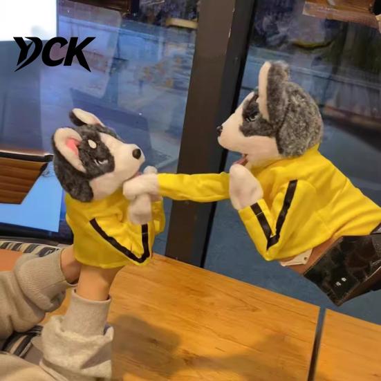 Durable Scratching Toys for Dogs Boxing Husky Hand Puppet, Animal Fighting Glove Toy with Sound Daily Pet Interaction Effects, Puppets