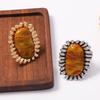 Exquisite Open Ring Luxury Finger Ring Fashion Resin Ring  Jewelry Accessories