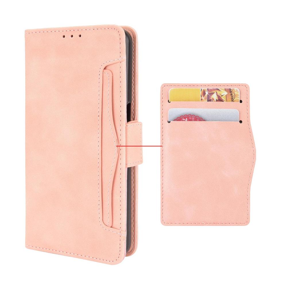 Leather Flip Case with Multi-Card Slots for ZTE Axon 60/Blade V60 4G